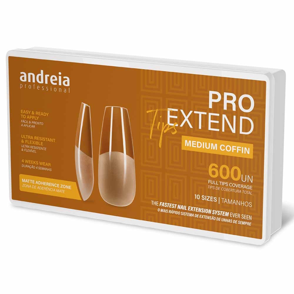 [5603927885801] Andreia Professionnel Pro Extend Tips Moyen Coffin