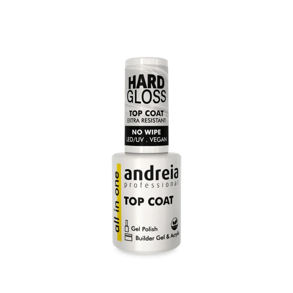 [5603927887850] Top Coat Tout-en-un Andreia Professionnel - "Brillant Dur" 10.5ml