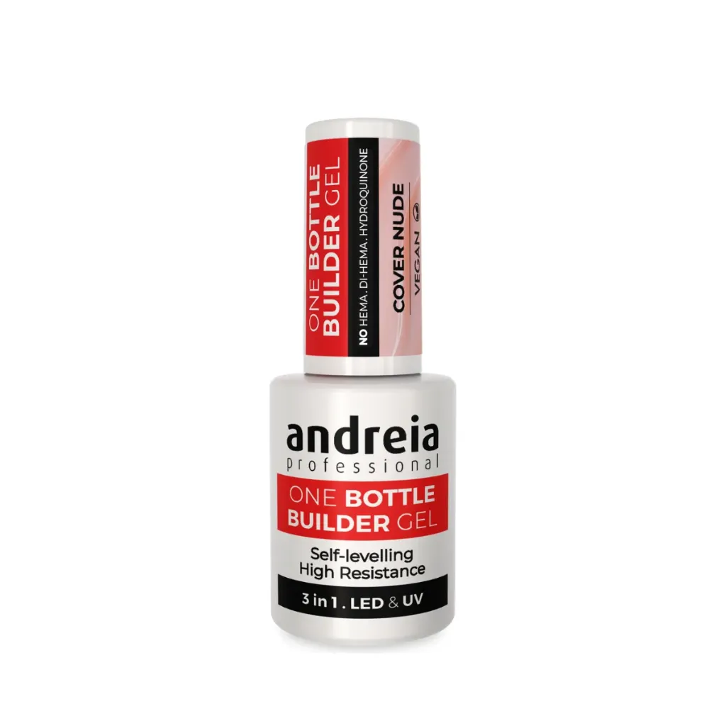 [5603927873709] One Bottle Builder Gel 3in1 "Low Viscosity" Andreia Professional - "Cover Nude" 14ml
