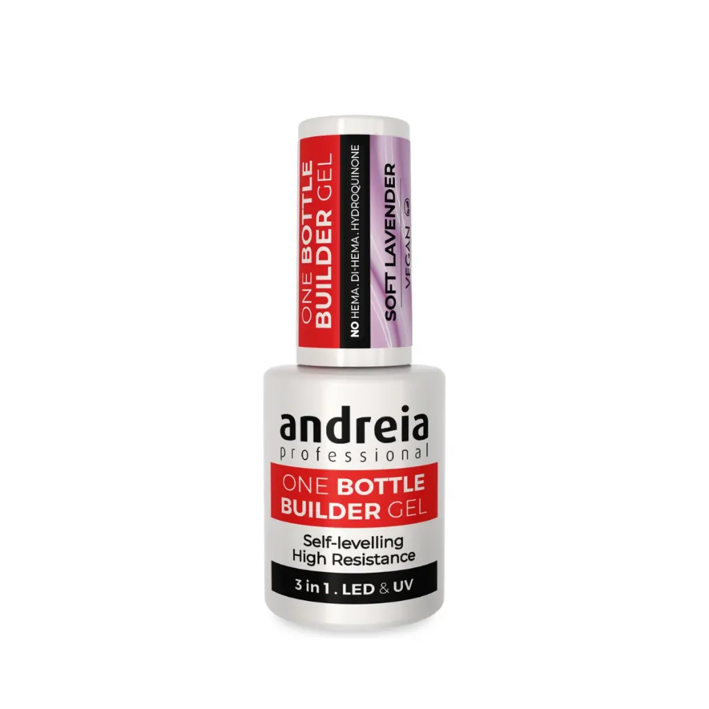 [5603927888901] One Bottle Builder Gel 3in1 "Low Viscosity" Andreia Professional - "Soft Lavender" 14ml